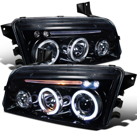 SPEC-D TUNING 05-10 Dodge Charger Projector Headlight LHP-CHG05G-TM